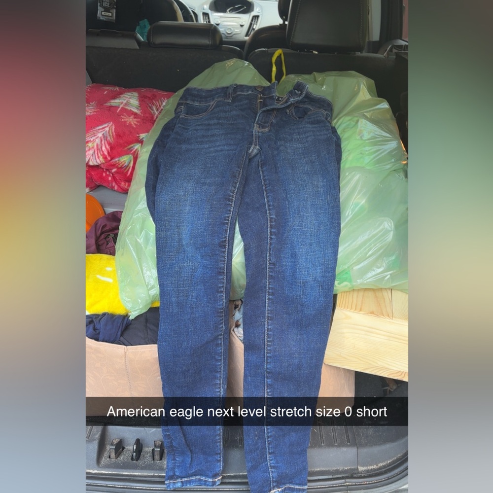 American Eagle Outfitters Dark Blue Skinny Jeans